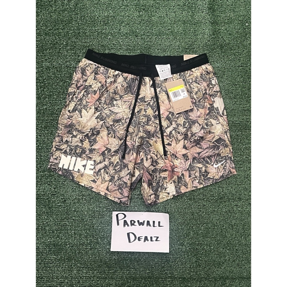 Nike Stride Dri-FIT Brief-Lined 7" Camo Running Shorts Men's Small IH4512-011